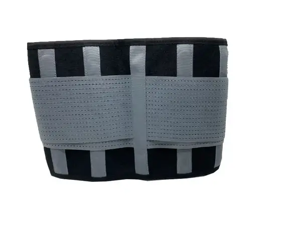 Пояс-корсет для підтримки спини PowerPlay 4305 (100*24 см) Чорно-сірий купити недорого в Україні, фото 2