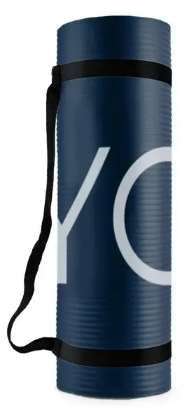 Коврик для йоги и фитнеса PowerPlay 4151 NBR Performance Mat Синий (183x61x1.2) купить недорого в Украине, фото 2