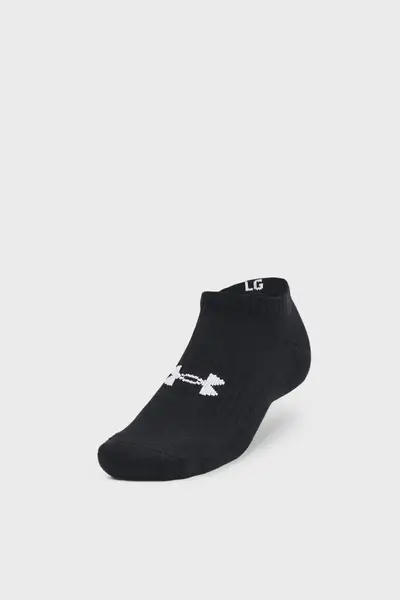 Шкарпетки UA Core No Show 3pk чорний Уні LG купити недорого в Україні, фото 2