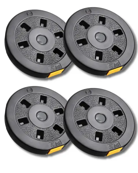 Сет композитних дисків Besport PowerPro 20 (4х5 кг) для гантелей та штанг купити