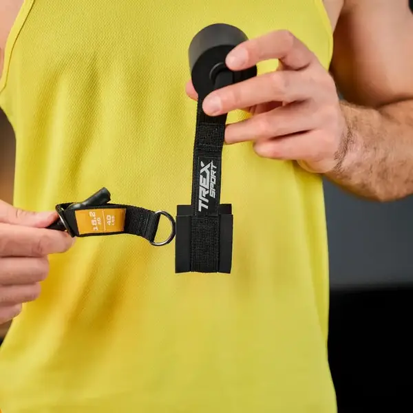 Набор резинок с эспандерами 4,6-22,8 кг Trex Sport TX-050TSV черный купить недорого в Украине, фото 10