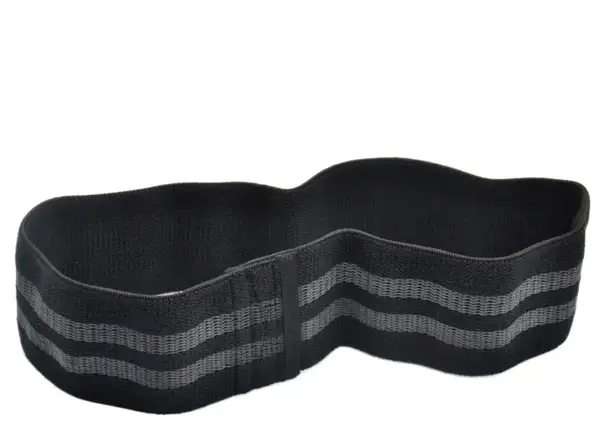 Тканевая резинка для фитнеса и спорта PowerPlay 4111 Hip Band L Light Черная (d_84cm) купить недорого в Украине, фото 3