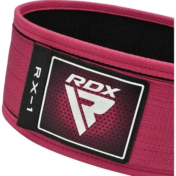 Пояс для тяжелой атлетики RDX RX1 Weight Lifting Belt PINK-S купить недорого в Украине, фото 3