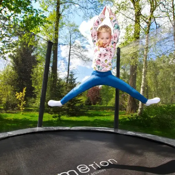 Батут Jumi Motion Sport Line 10ft (305см) с наружной сеткой серый купить недорого в Украине, фото 12