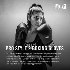 Боксерські рукавиці Everlast PROSTYLE 2 BOXING GLOVE червоний Уні 8 унцій купити