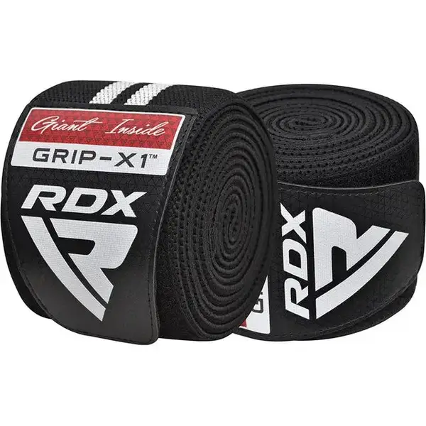 Бинти на коліна RDX GYM KNEE WRAP R11 BLACK/WHITE купити недорого в Україні, фото 4