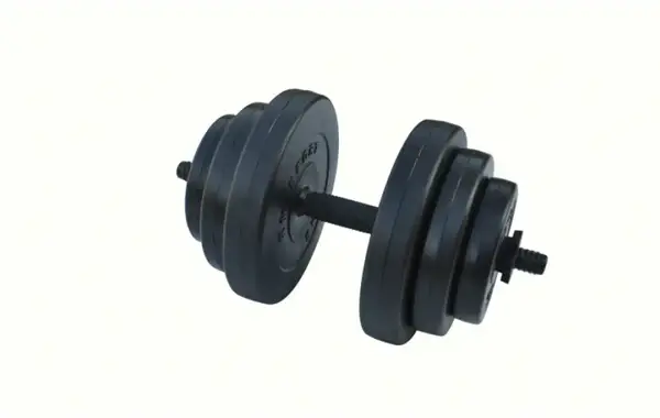 Гантель композитна RN-Sport 18 кг. Скакалка в подарунок купити