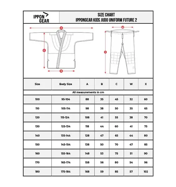 Белое детское кимоно для дзюдо IPPON GEAR FUTURE 2, 150 см купить недорого в Украине, фото 6