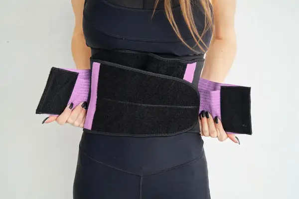 Пояс-корсет для підтримки спини Power System PS-6031 Waist Shaper Pink S/M купити недорого в Україні, фото 4