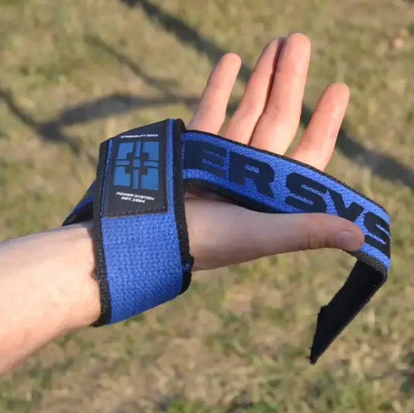 Лямки для тяги Power System PS-3401 Lifting Straps Duplex Black/Blue купити недорого в Україні, фото 4