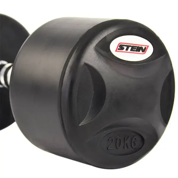 Гантель прорезиненный Stein 20 кг купить недорого в Украине, фото 2