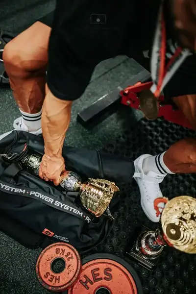 Спортивна сумка Power System PS-7012 Gym Bag-Dynamic (38л.) Black/Red купити недорого в Україні, фото 5