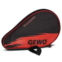 Чохол для ракетки Gewo Round Cover Wave з відділенням для м'ячів Black/Red (109679130) купити