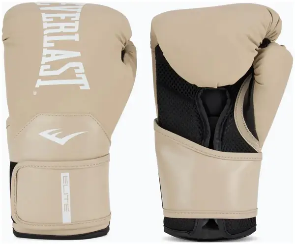 Боксерські рукавиці Everlast ELITE 2 BOXING GLOVES бежевий Уні 16 унцій купити
