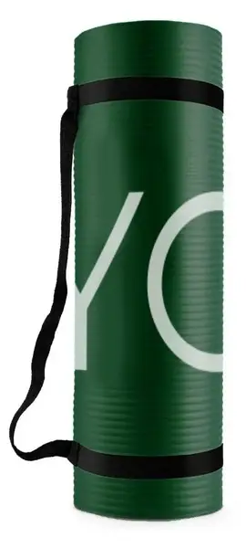 Коврик для йоги и фитнеса PowerPlay 4151 NBR Performance Mat Зеленый (183x61x1.5) купить недорого в Украине, фото 2