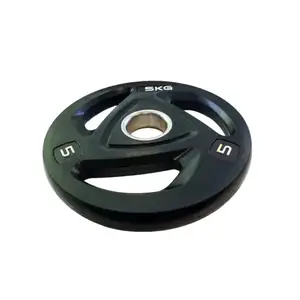 Диск олимпийский резиновый черный Generation Fitness RCP17-5 кг купить