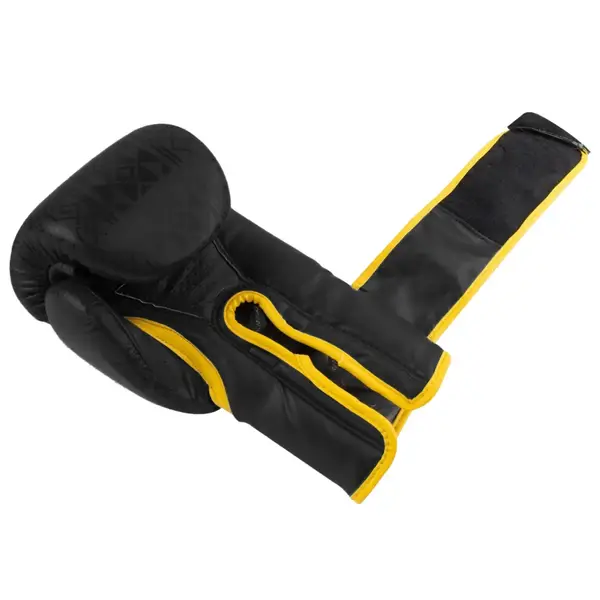 Боксерські рукавиці PowerPlay 3021 Ukraine Чорно жовті 10 унцій купити недорого в Україні, фото 10