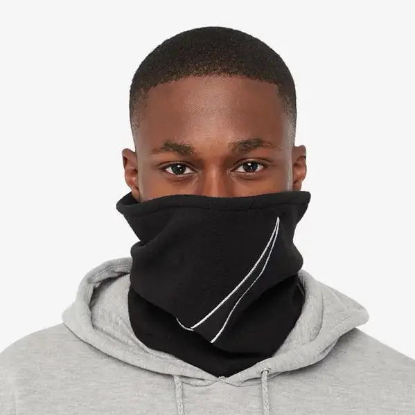 Баф Nike FLEECE NECKWARMER 2.0 BLACK/WHITE OSFM чорний Уні OSFM купити недорого в Україні, фото 2