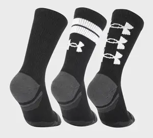 Носки UA Perf Tech Nov 3pk Crew черный Уни XL купить