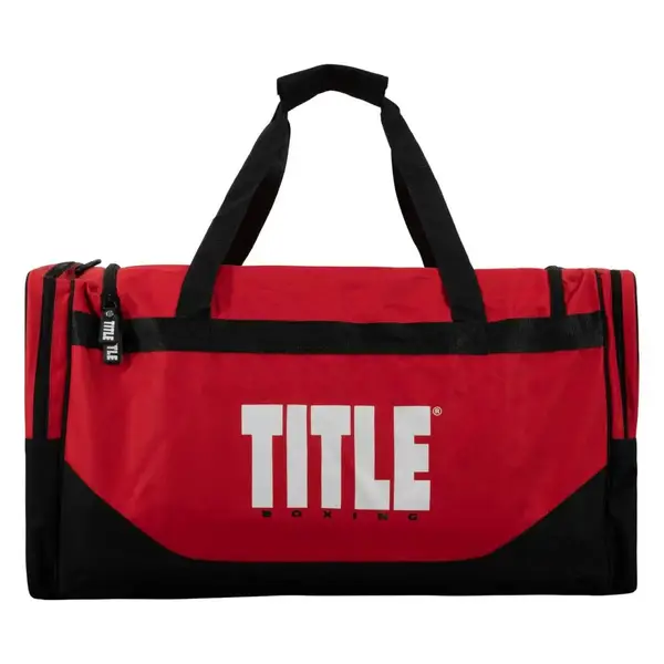 Спортивная сумка TITLE Boxing Deluxe Gear Bag Red (70л.) купить недорого в Украине, фото 6