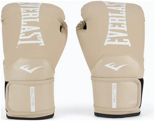Боксерські рукавиці Everlast ELITE 2 BOXING GLOVES бежевий Уні 16 унцій купити недорого в Україні, фото 2
