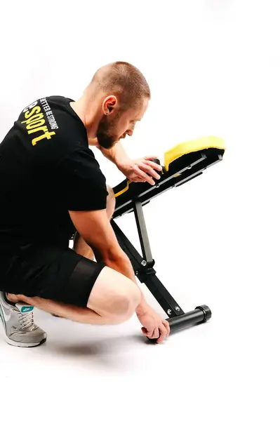 Лавка тренувальна Besport WB-002 універсальна для жиму та пресу купити недорого в Україні, фото 3