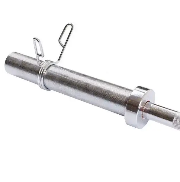 Штанга олимпийская 220 кг с прорезиненными металлическими дисками RN-Sport купить недорого в Украине, фото 3