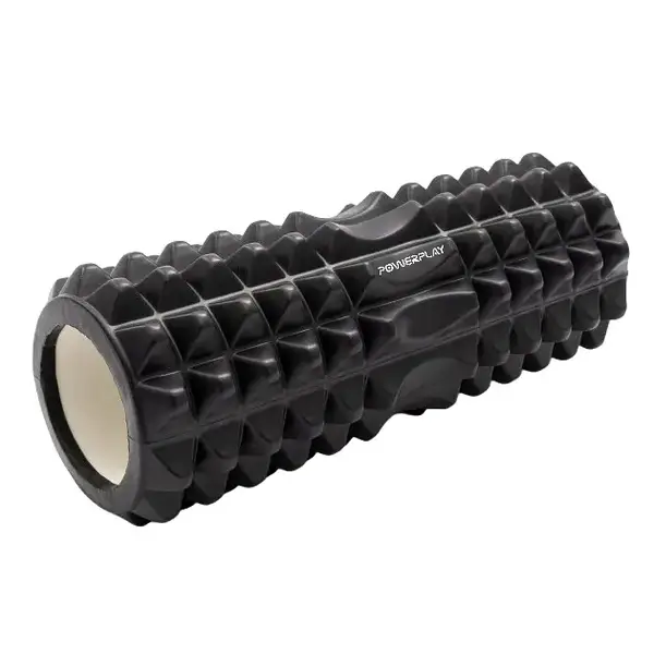 Масажний ролик (роллер) PowerPlay 4405 EVA Massage Roller Чорний (33x12см.) купити