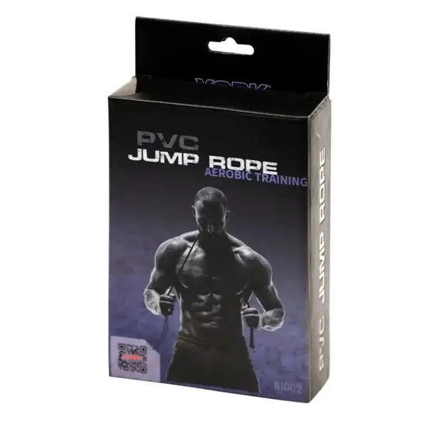 Скакалка York Fitness PVC с пластиковыми ручками купить недорого в Украине, фото 2