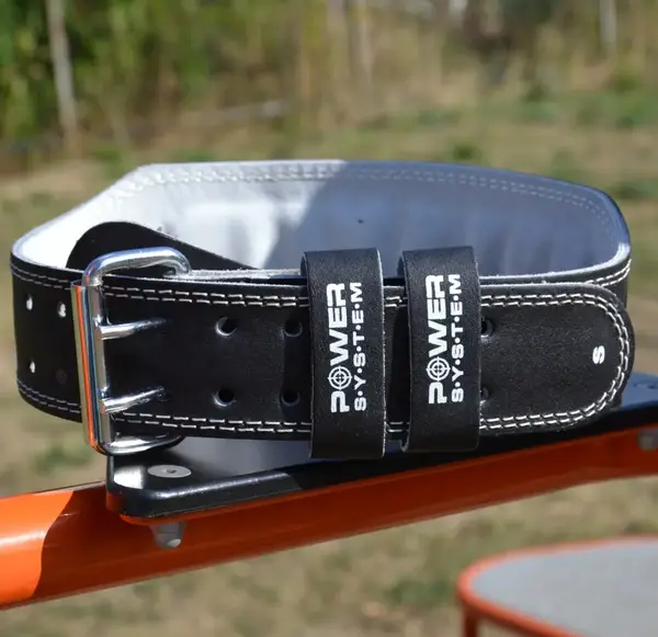 Пояс для тяжелой атлетики Power System PS-3250 Power Basic кожаный Black S купить недорого в Украине, фото 7