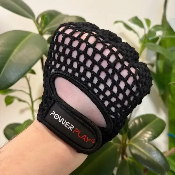 Рукавички для фітнесу PowerPlay 1953 Чорні S купити недорого в Україні, фото 7