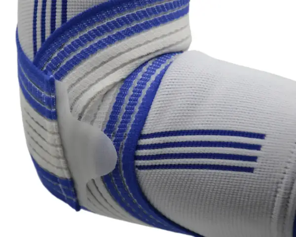 Налокотник Power System PS-6007 Elbow Support Pro White/Blue (1шт.) S/M купить недорого в Украине, фото 5