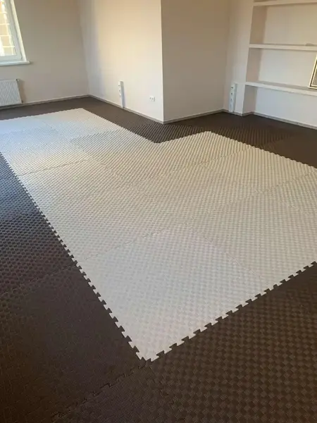 Татами мат EVA 20 мм 1 мх1м Бежево-коричневий купити недорого в Україні, фото 5