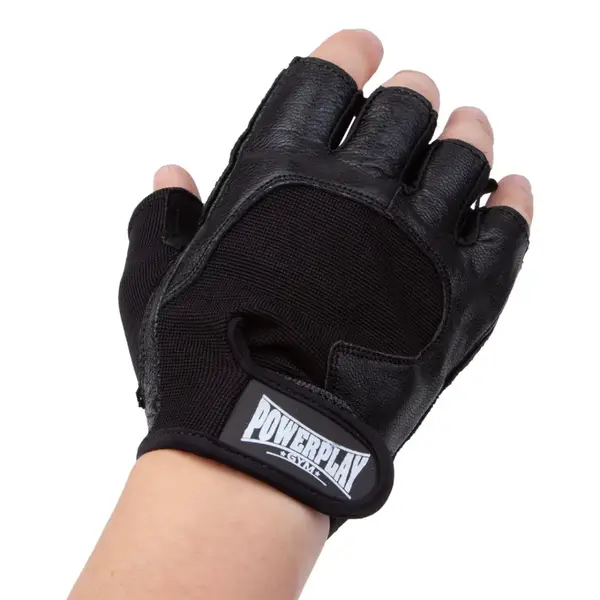 Рукавички для фітнесу PowerPlay 2154 чорні M купити недорого в Україні, фото 4