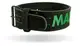 Пояс для тяжелой атлетики MadMax MFB-301 Suede Single Prong кожаный Black/Green XL купить