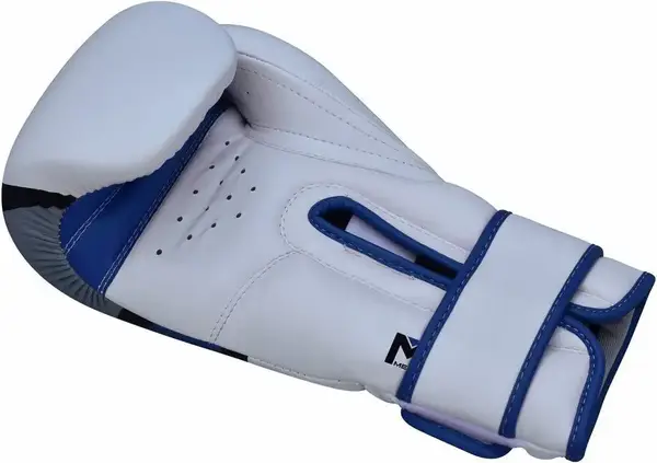 Боксерські рукавиці RDX F7 Ego Blue 10 унцій (капа в комплекті) купити недорого в Україні, фото 8