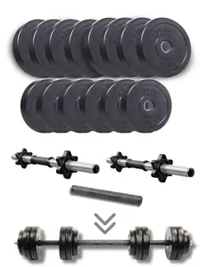 Набор гантели-штанга Elitum Titan 29кг с переходником купить