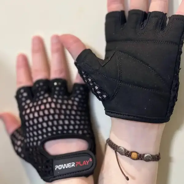 Рукавички для фітнесу PowerPlay 1953 Чорні S купити недорого в Україні, фото 10
