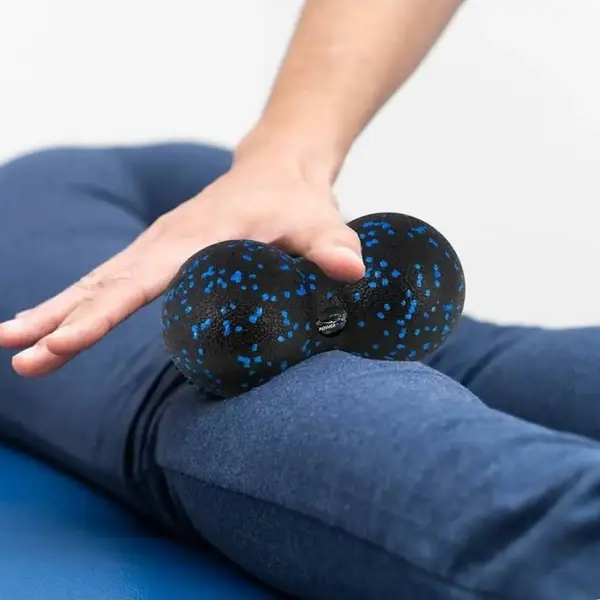 Массажный набор PowerPlay PP_4015 EPP Foam Roller Set 4in1 (2-я роллы + 2-я мячи) Черно-синий купить недорого в Украине, фото 9