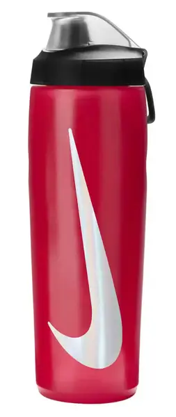 Бутылка Nike REFUEL BOTTLE LOCKING LID 24 OZ красный, черный, серебристый Уни 709 мл купить