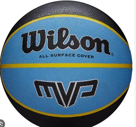 Мяч баскетбольный Wilson MVP 275 black/blue | Размер 5 купить