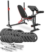 Набор Hop-Sport Strong 116 кг со скамьей HS-1095 купить