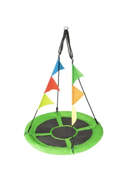 Садова гойдалка - гніздо Outtec XXL з прапорцями зелений купити недорого в Україні, фото 4