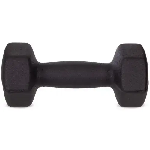 Гантель для фитнеса с неопреновым покрытием Generation Fitness FF51D4A-0.5kg (черный) купить недорого в Украине, фото 2