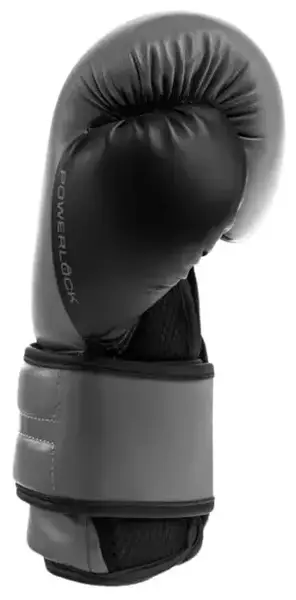 Боксерські рукавиці Everlast POWERLOCK 2R TRAINING GLOVE сірий, чорний Уні 14 унцій купити недорого в Україні, фото 4