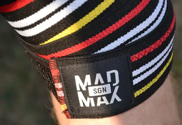 Бинты на колени MadMax MFA-292 Knee Wraps Black купить недорого в Украине, фото 6