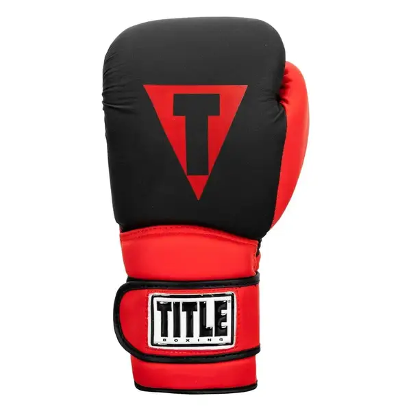 Боксерские перчатки TITLE Boxing Guts and Glory Black/Red M 12oz (бинты 4м. в комплекте) купить недорого в Украине, фото 3