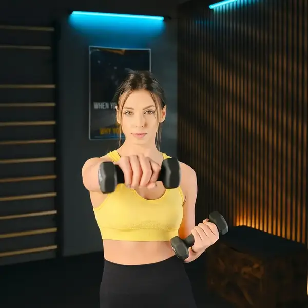 Гантелі для фітнесу неопренові TREX Sport TX-030VD 2x3 кг купити недорого в Україні, фото 7