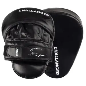 Лапи боксерські PowerPlay 3041 Чорні PU [пара] купити