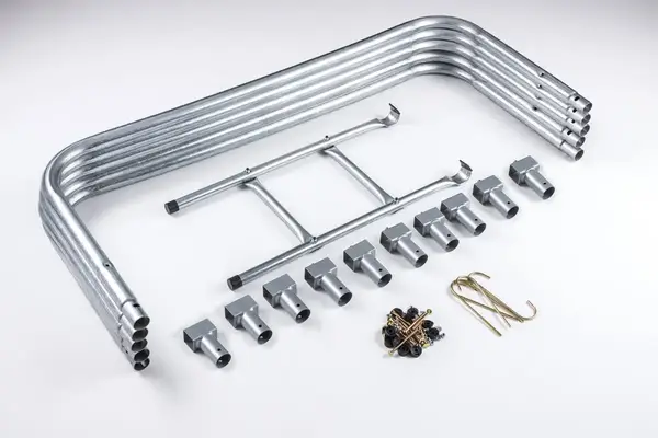 Батут Hop-Sport 16ft (488см) зеленый с наружной сеткой. купить недорого в Украине, фото 8